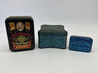 Grouping Of Antique And Vintage Tins