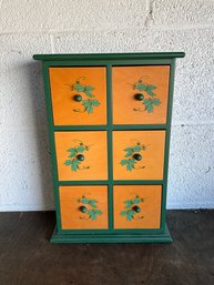 Wood Six-drawer Organizer