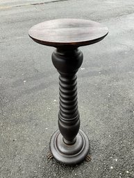 Tall Wood Pedestal