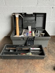 Rubbermaid Tool Box Incl. Misc Hand Tools