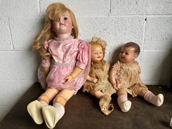 Grouping Of Antique Dolls