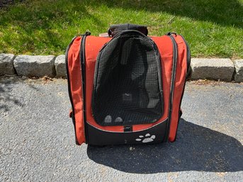 Travel Backpack/rolling Pet Carrier