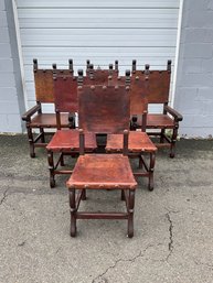Spanish Revival Style Dining Chairs