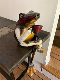 Decorative Metal Frog