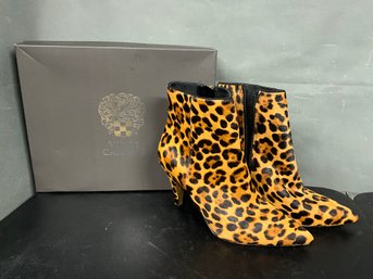 Vince Camuto Cheetah Print Booties - Size 9 - NEW