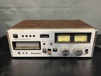 Vintage Panasonics 8 Track Stereo Record Deck - Model No. RS-808