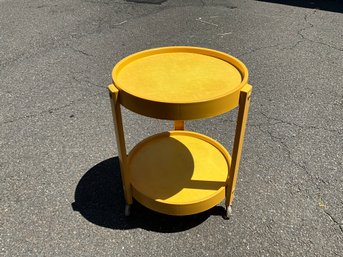 Yellow Two-tier 1970s Table