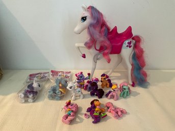Grouping Of My Little Pony Figurines