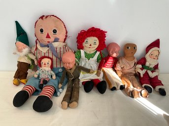Grouping Of Vintage Dolls