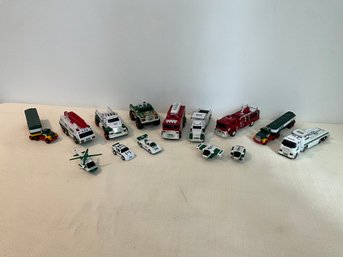 Grouping Of Small HESS Trucks, Planes And Cars