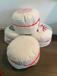 Grouping Of Mimish Storage Poufs - Fill It, Zip It And Sit On It