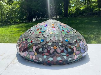 Dragonfly Stained Glass Lampshade