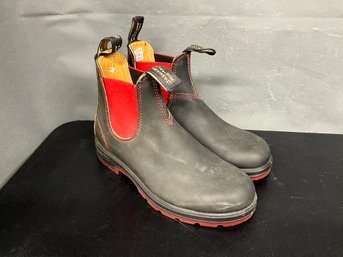 Womens Blundstone Legendary Comfort Black And Red Chelsea Boot