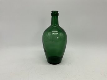 Vintage Green Glass Bottle