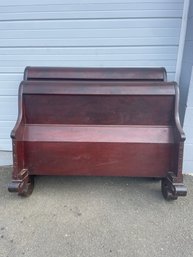 Antique Mahogany Sleigh Bed