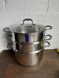 Sunhouse Three-piece Steamer Pot