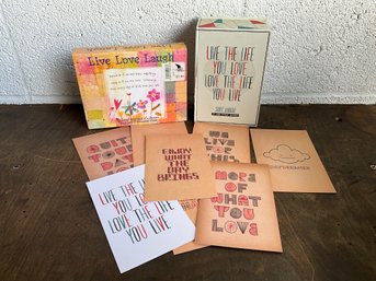 Grouping Of Bank Postcards And Stationary Cards