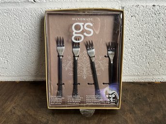 Four Piece Set Of Hors D'oeuvre Forks