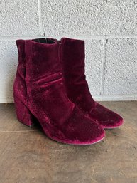 Kenneth Cole Burgundy Ankle Boots - Size 9 1/2