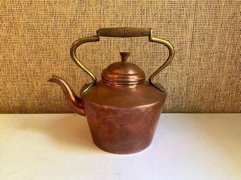 Vintage Portuguese Copper Teapot