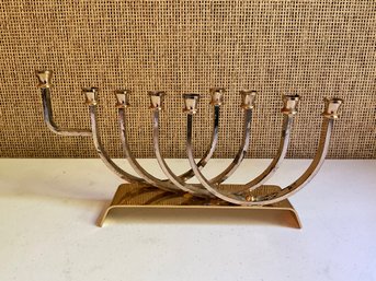 Gold-tone Menorah