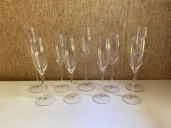 Grouping Of Champagne Flutes