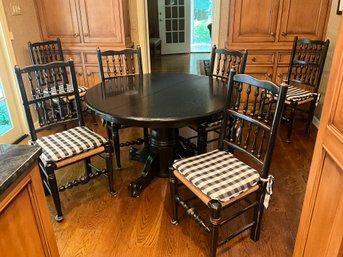 Rustic Farmhouse Style Dining Table And Chairs