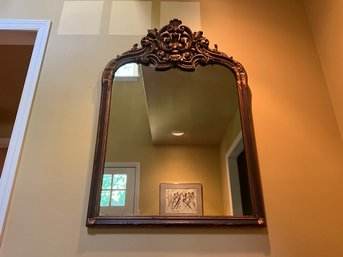 Vintage Ornate Wood Carved Mirror