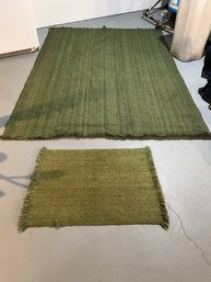 Woven Area Rug And Mat