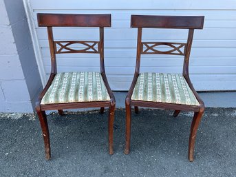 Antique Regency Mahogany Dining Chairs