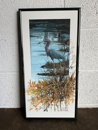 Luke Buck Little Blue Heron Still Life Painting