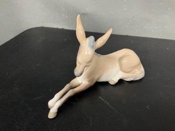 Vintage Lladro Donkey Figurine