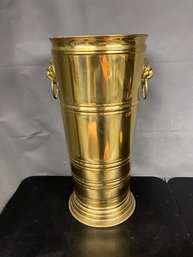 Vintage Brass Umbrella Stand