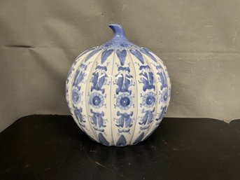 Chinoiserie Pumpkin Ginger Jar