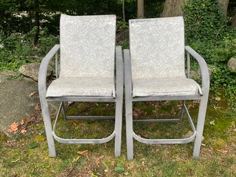 Pair Of Aluminum Patio Chairs