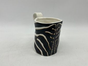 Studio B Ceramic Zebra Print Mug