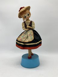 Vintage Musical Rotating Doll