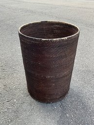 Tall Woven Wicker Basket