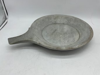 Carved Stone Bowl With Handle