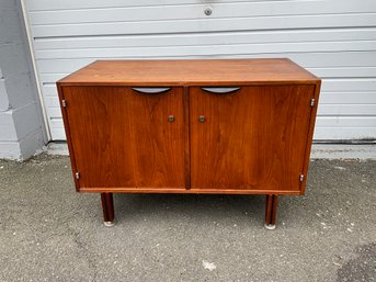 Mid Century Teak Jens Risom Compact Credenza