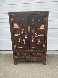 Vintage Asian Two Door Cabinet