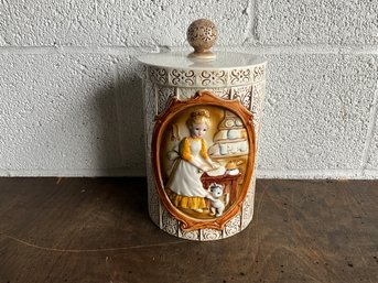 Sears Roebuck Co. Lidded Ceramic Jar