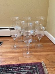 Grouping Of Clear Glass Votive Holders