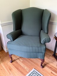 Vintage Queen Anne Style Wingback Chair