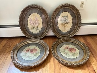 Grouping Of Floral Framed Art Prints