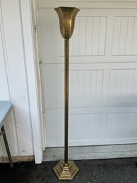 Art Deco Brass Floor Lamp