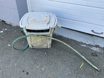 Garden Hose And Suncast Storage Container