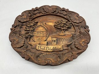 Vintage German Bad Drkhein Wall Plaque