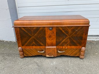 Cavalier Art Deco Waterfall Design Cedar Trunk