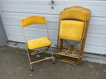 Grouping Of Vintage Folding Chairs